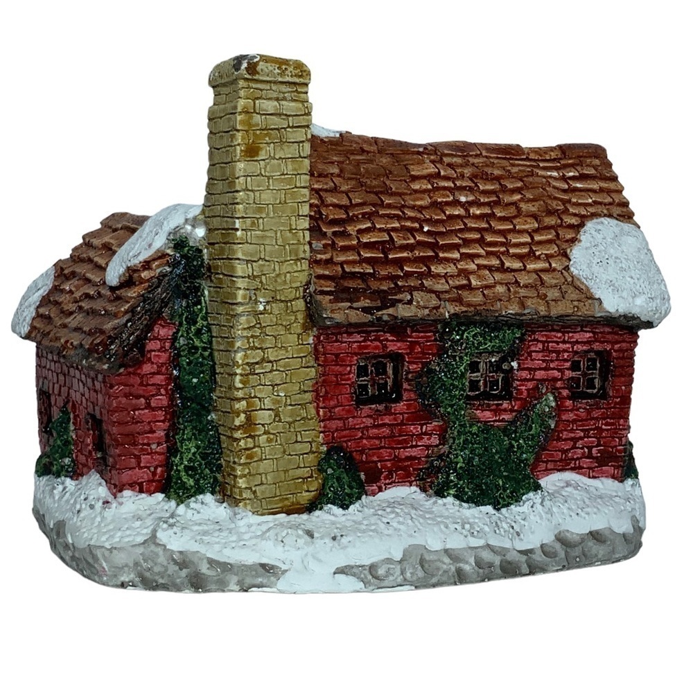 Christmas Village Cottage English Dickens Kincaid Style House Miniature Scale - Picture 10 of 15